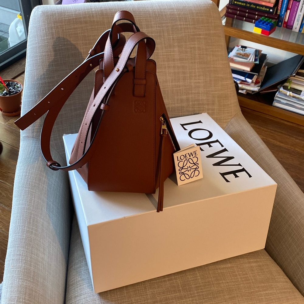 Loewe Small Hammock bag in pebble grain calfskin